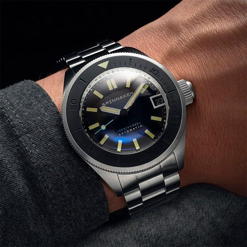 Relógio SPINNAKER Piccard Automatic VOLCANO BLACK SP-5098-33